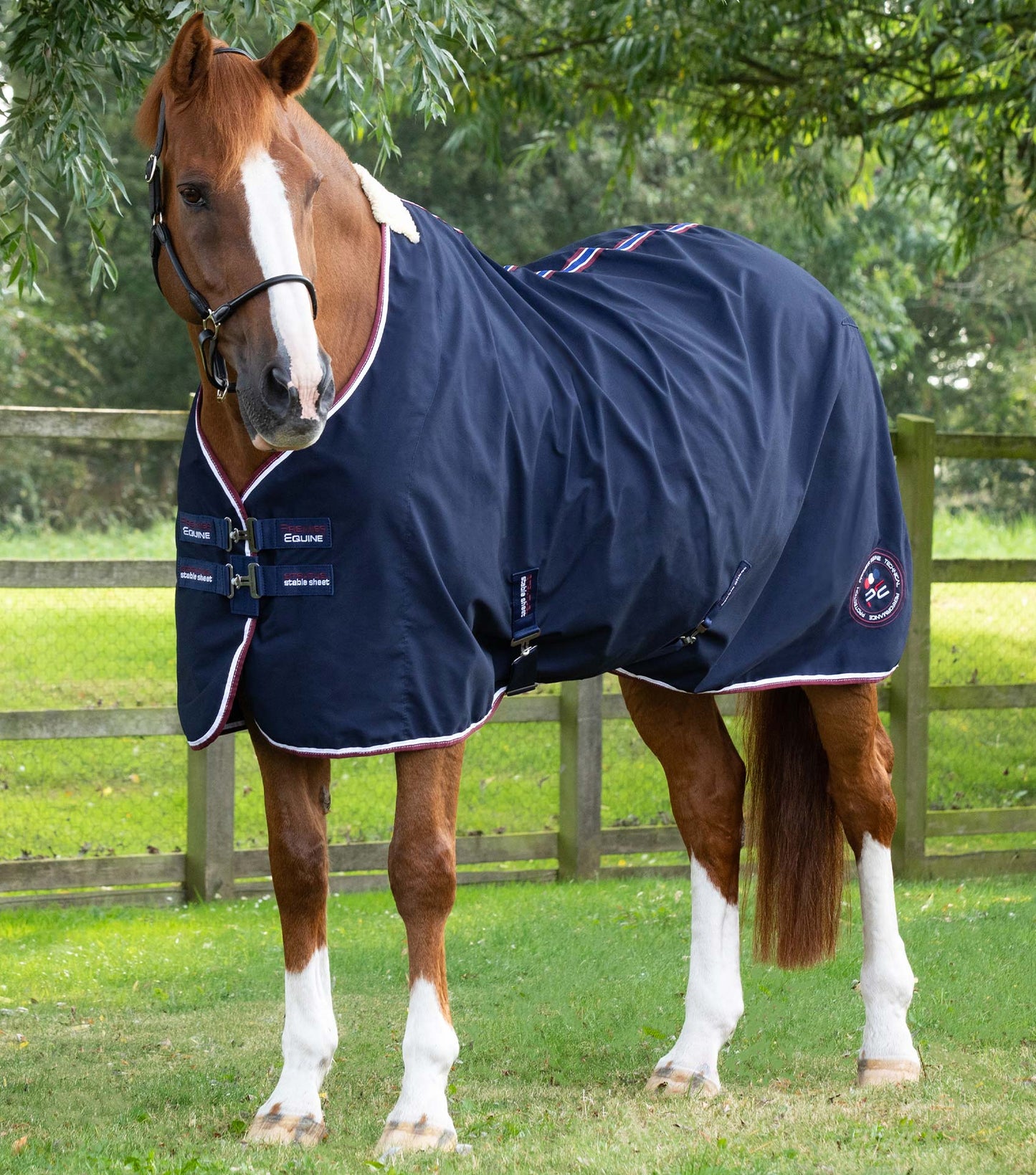 Product image for Stratus Horse Stable Sheet Navy