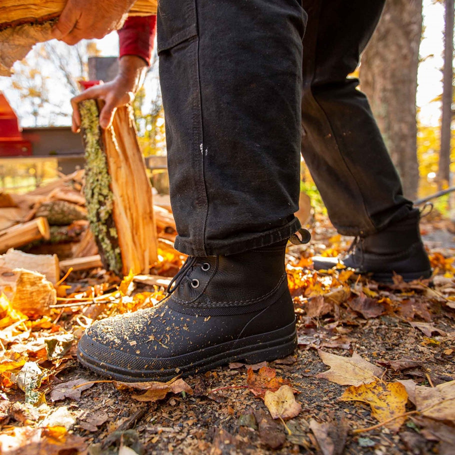 Originals Duck Lace-Up Leather Boots