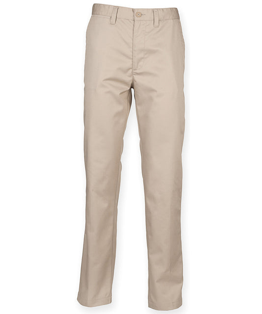 Product image for 65/35 flat fronted chino trousers