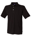 Product image for Classic cotton piqué polo with stand-up collar