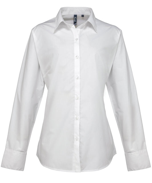 Product image for Women's supreme poplin long sleeve shirt